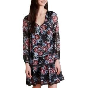 Anthropologie Maeve Painterly Babydoll Dress Women S Floral L/S Chiffon

Dress